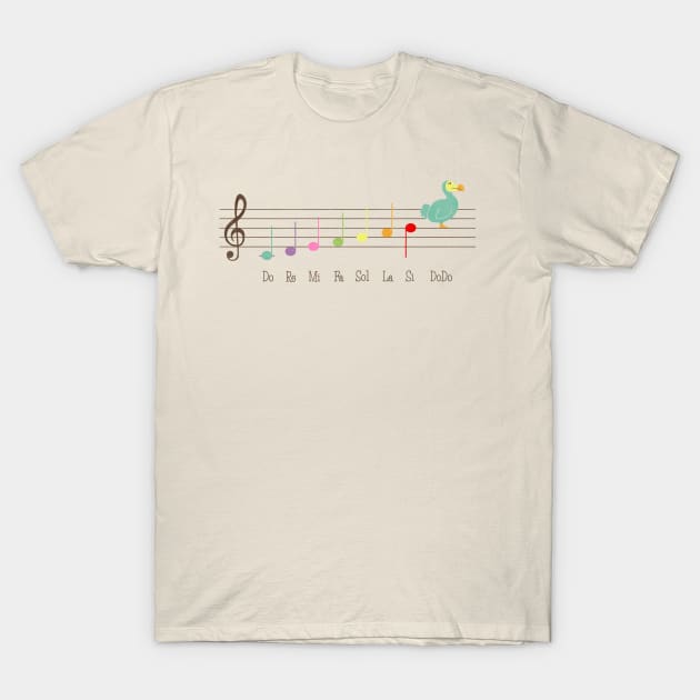 Music Lesson T-Shirt by HandsOffMyDinosaur